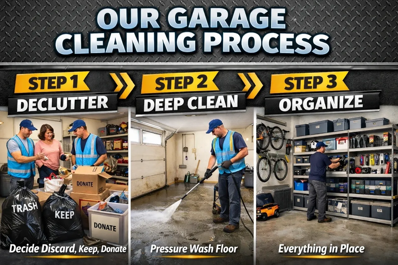 Garage Cleaning Process